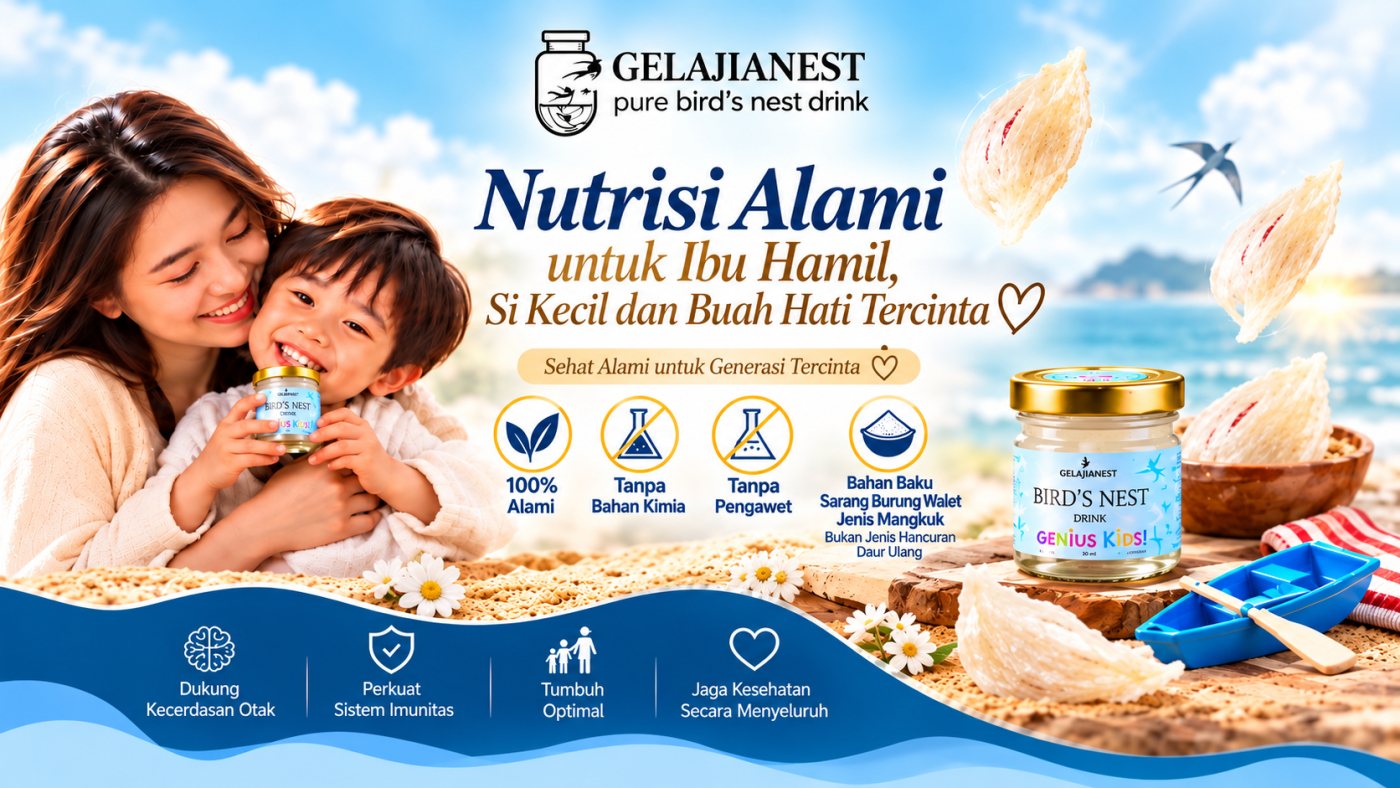 Gelajianest: Nutrisi Alami untuk Ibu Hamil, Anak, dan Keluarga Tercinta