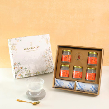 Minuman Sarang Burung Walet Delight Basic Luxury Series Hampers 5 Jar x 75 ml