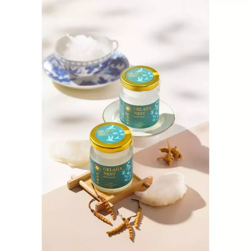 Minuman Sarang Burung Walet Premium Luxury Hampers Series 5 Jar x 75 ml